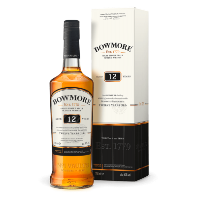 Whisky Single Malt Bowmore, 12 years, 40% alc., 0.7L, Scotland