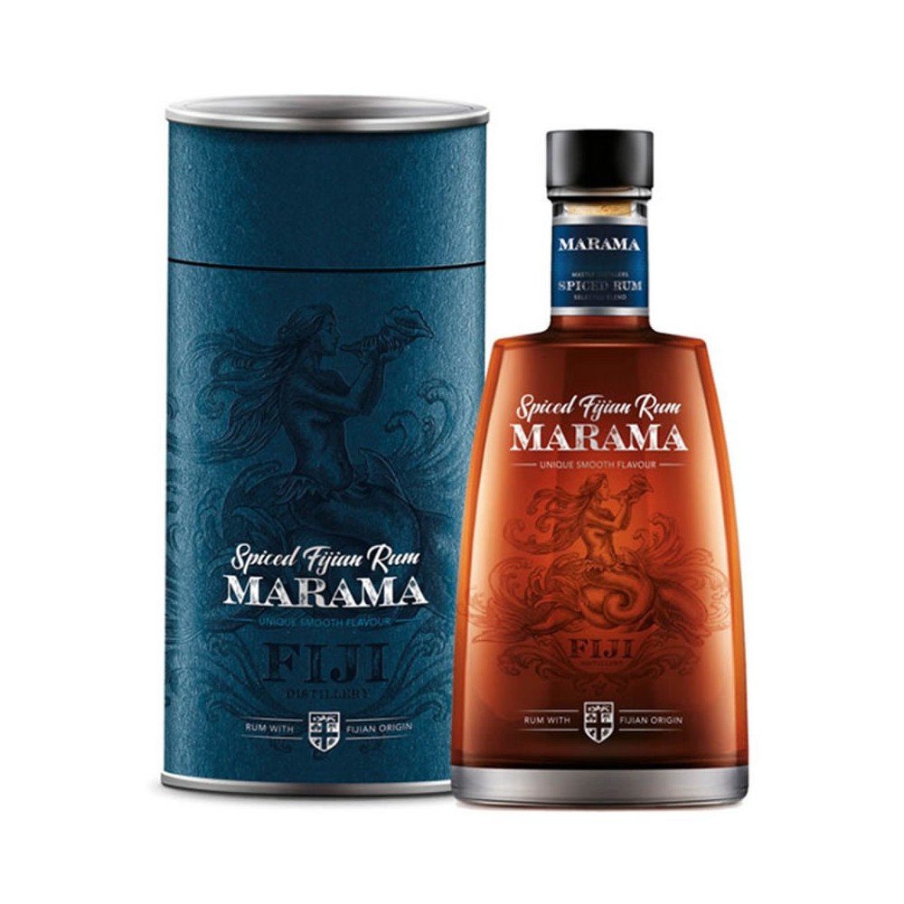 Rom Marama Spiced Fijian + cutie, 40% alc., 0.7L, Fiji