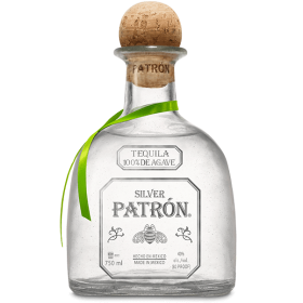 Tequila alba Patron Silver, 0.7L, 40% alc., Mexic