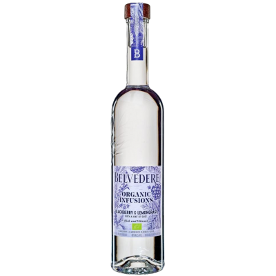 Vodca Belvedere Organic Infusions Blackberry & Lemongrass, 0.7L, 40% alc., Polonia