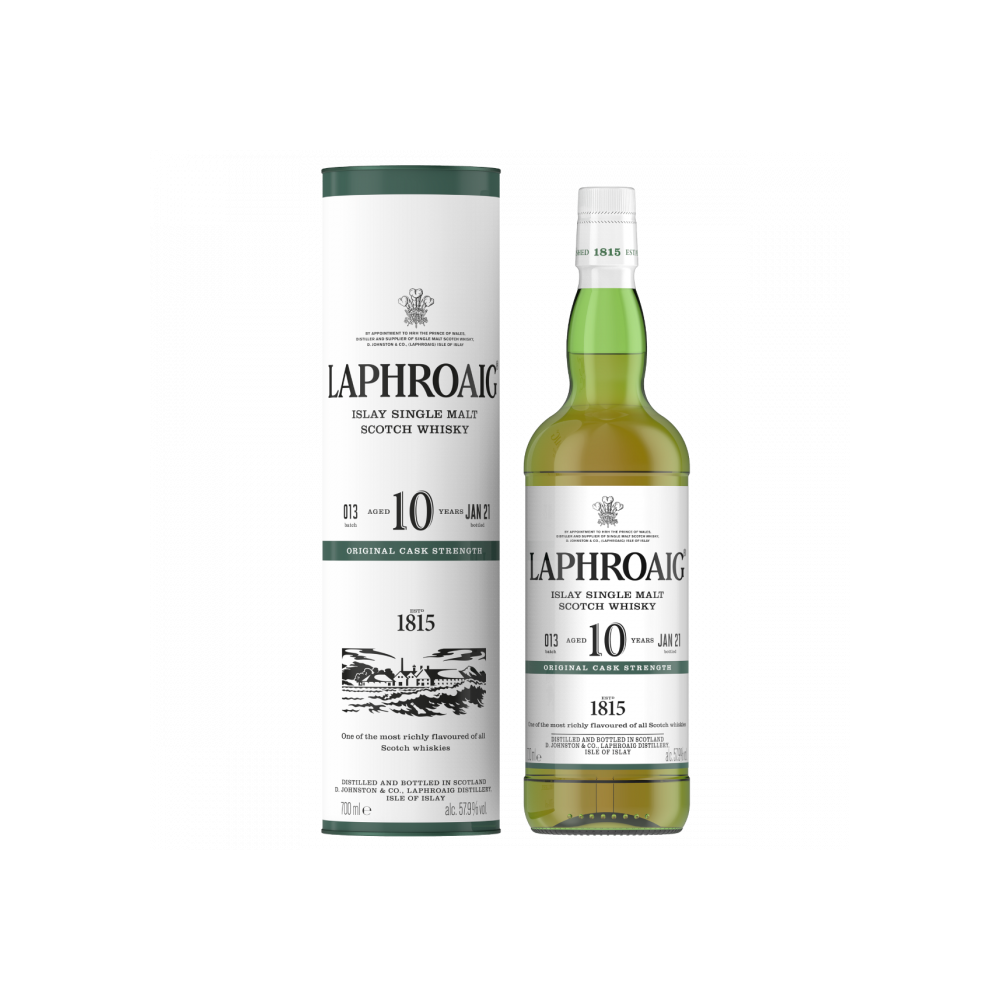 Whisky Laphroaig 10 Years, 0.7L, 40% alc., Scotia