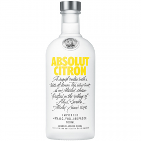 Vodka Absolut Citron 0.7L, 40% alc., Sweden