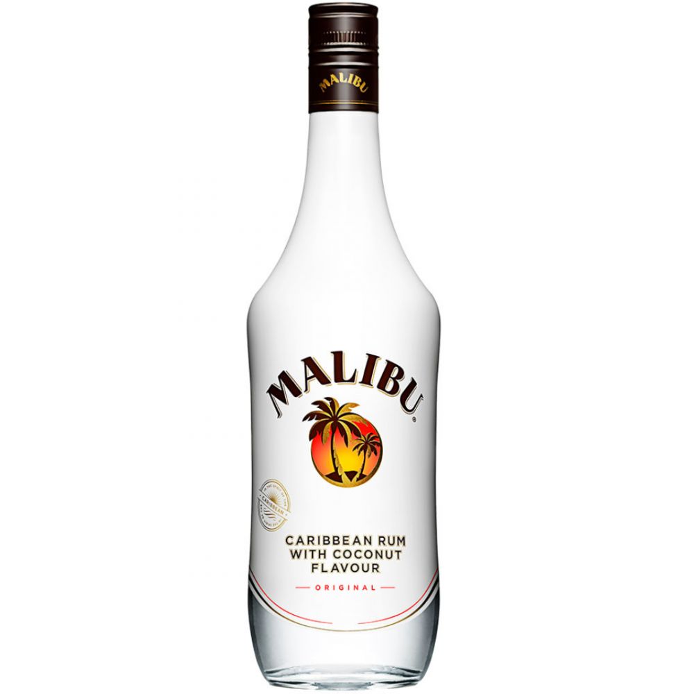 Lichior Malibu, 21% alc., 0.7L, Spania