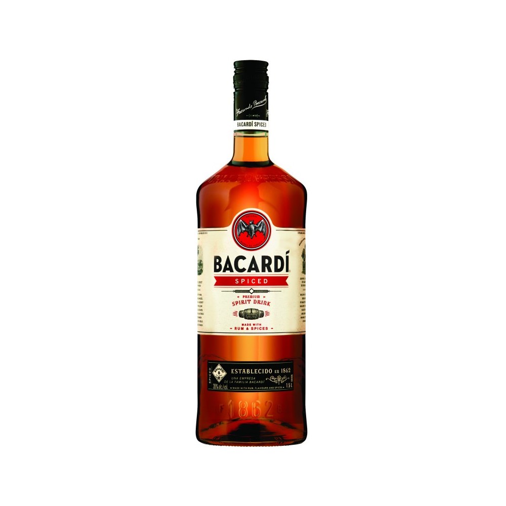 Rom Bacardi Spiced, 35% alc., 1.5L, Cuba