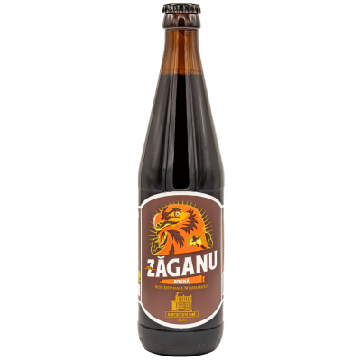 Bere bruna Zaganu, 6.5% alc., 0.6L, Romania