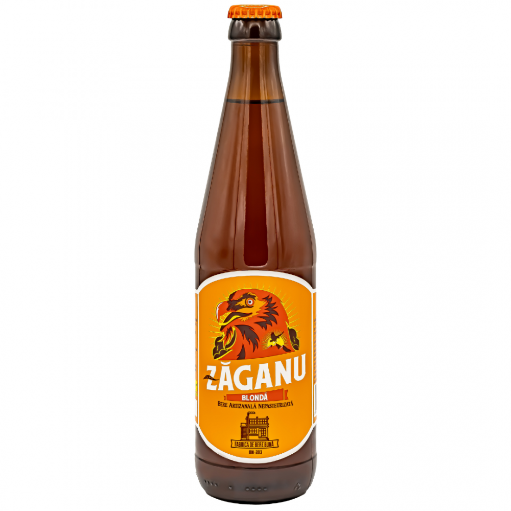 Bere blonda Zaganu, 5.3% alc., 0.5L, Romania