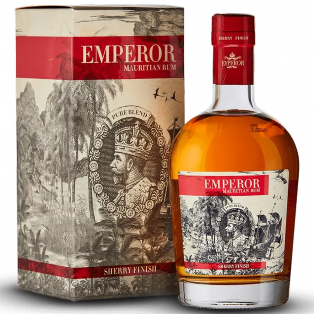 Rom Emperor Sherry + cutie, 40%, 0.7L, Mauritius