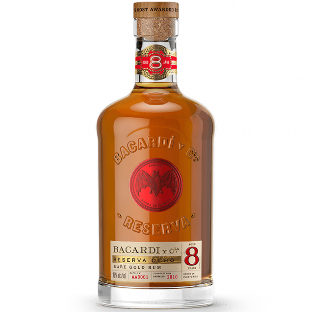 Rom Bacardi 8 ani, 40%, 0.7L, Caraibe