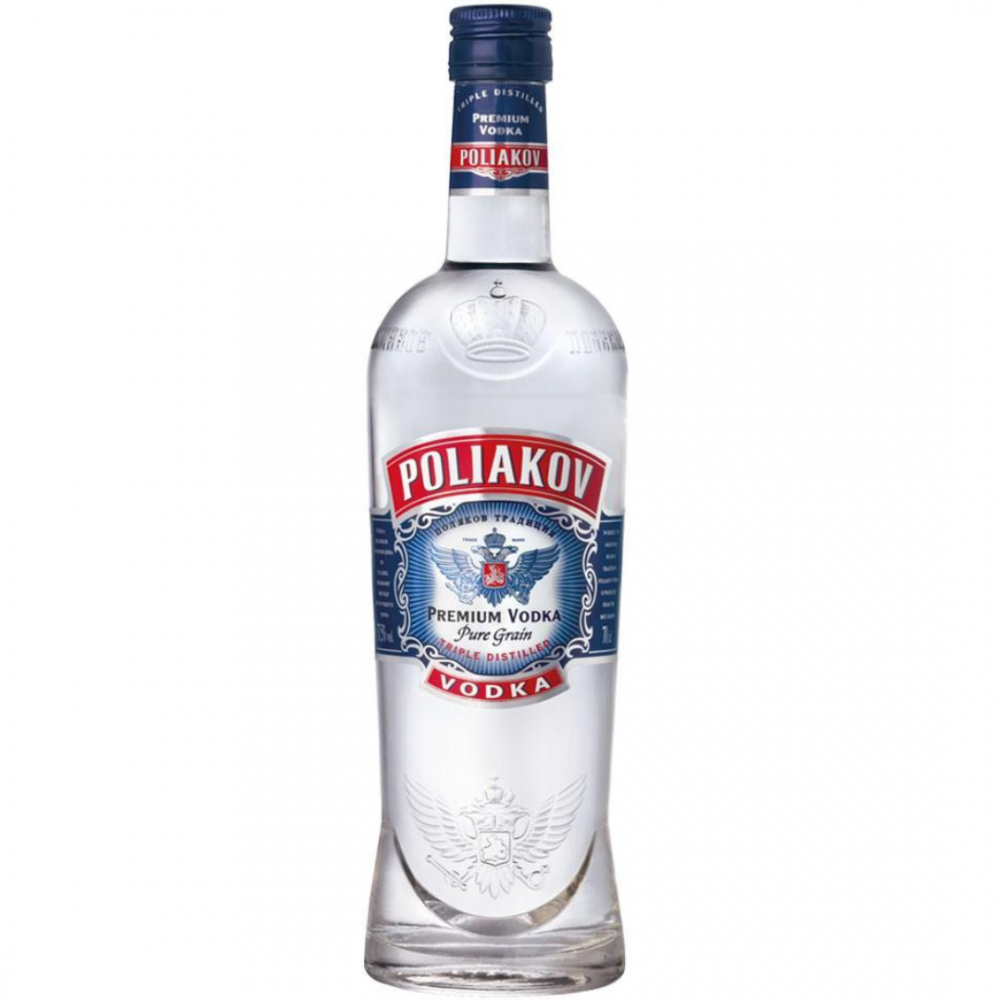 Vodca Poliakov, 1.5L, 37.5% alc., Rusia