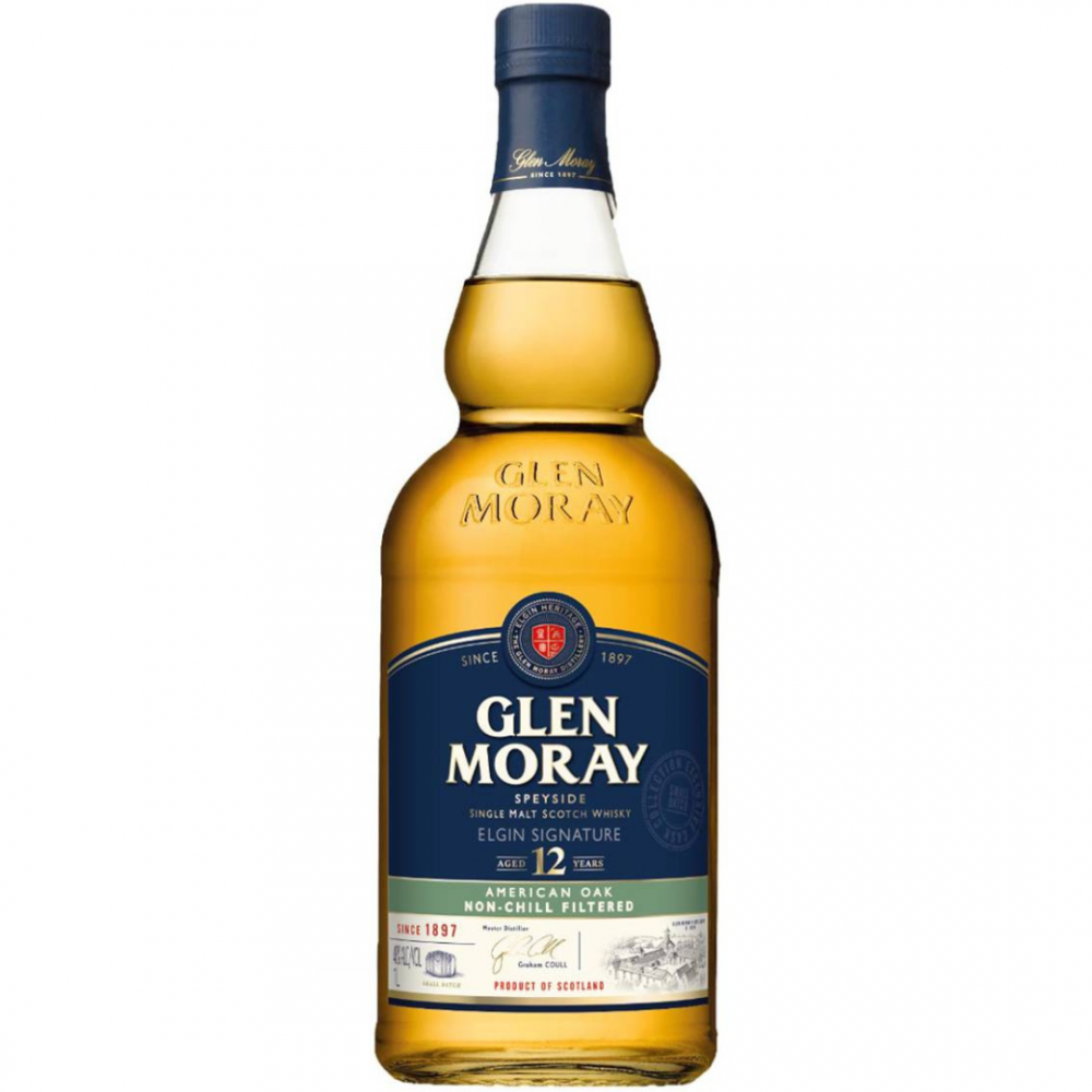 Whisky Glen Moray Elgin Signature 12 Years, 1L, 40% alc., Scotia