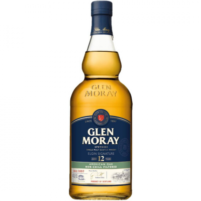 Glen Moray Elgin Signature 12 Years Whisky, 1L, 48% alc., Scotland