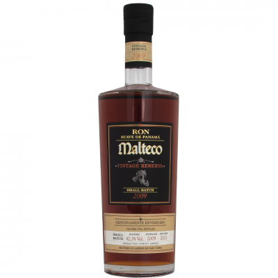 Rom negru Ron Malteco Suave de Panama 2009, 42.3% alc., 0.7L, Panama