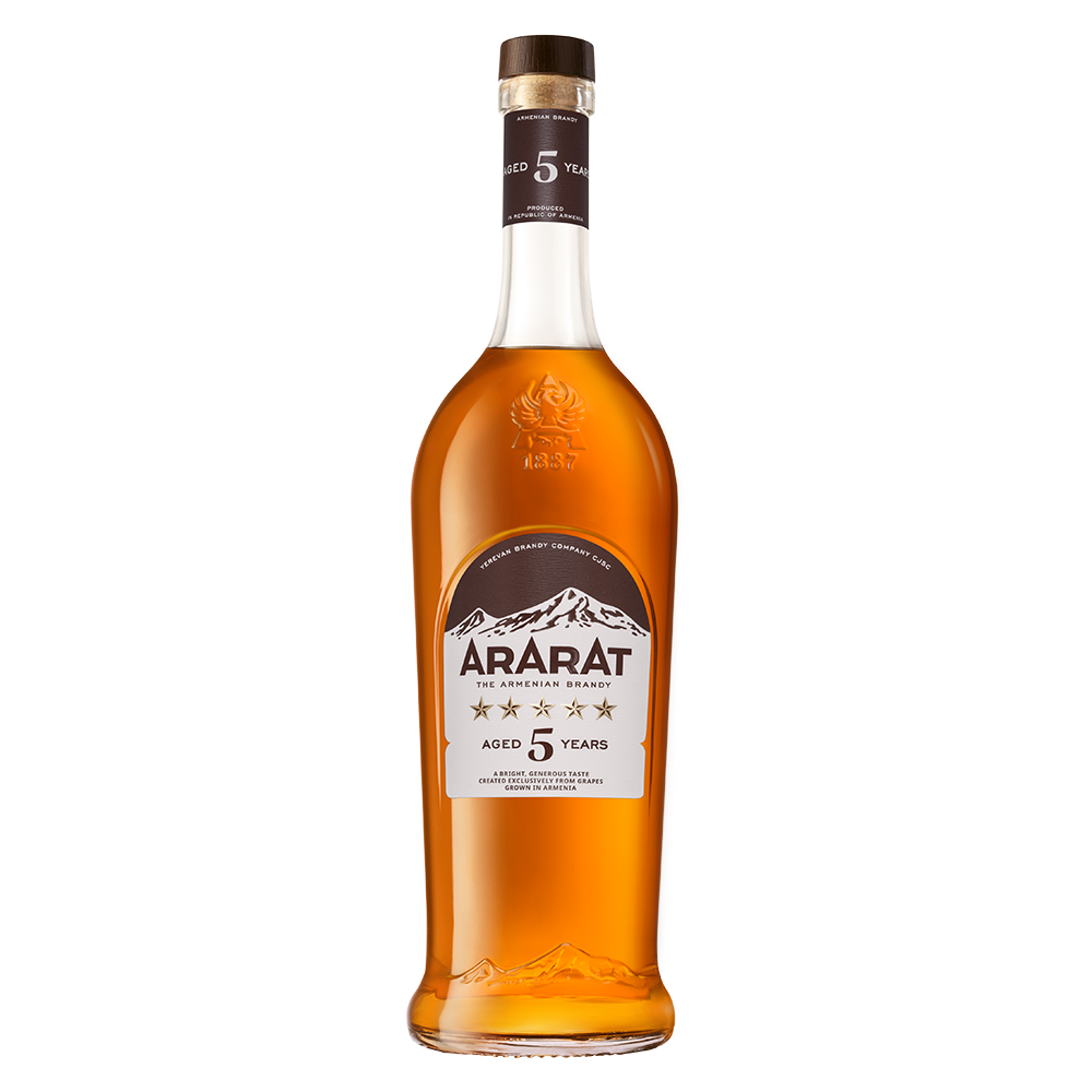 Brandy Ararat 5 Years, 40% alc., 0.7L, Armenia