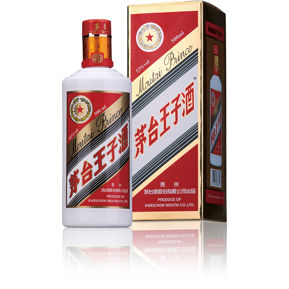 Bautura traditionala Kweichou Moutai Prince, 53% alc., 0.5L, China