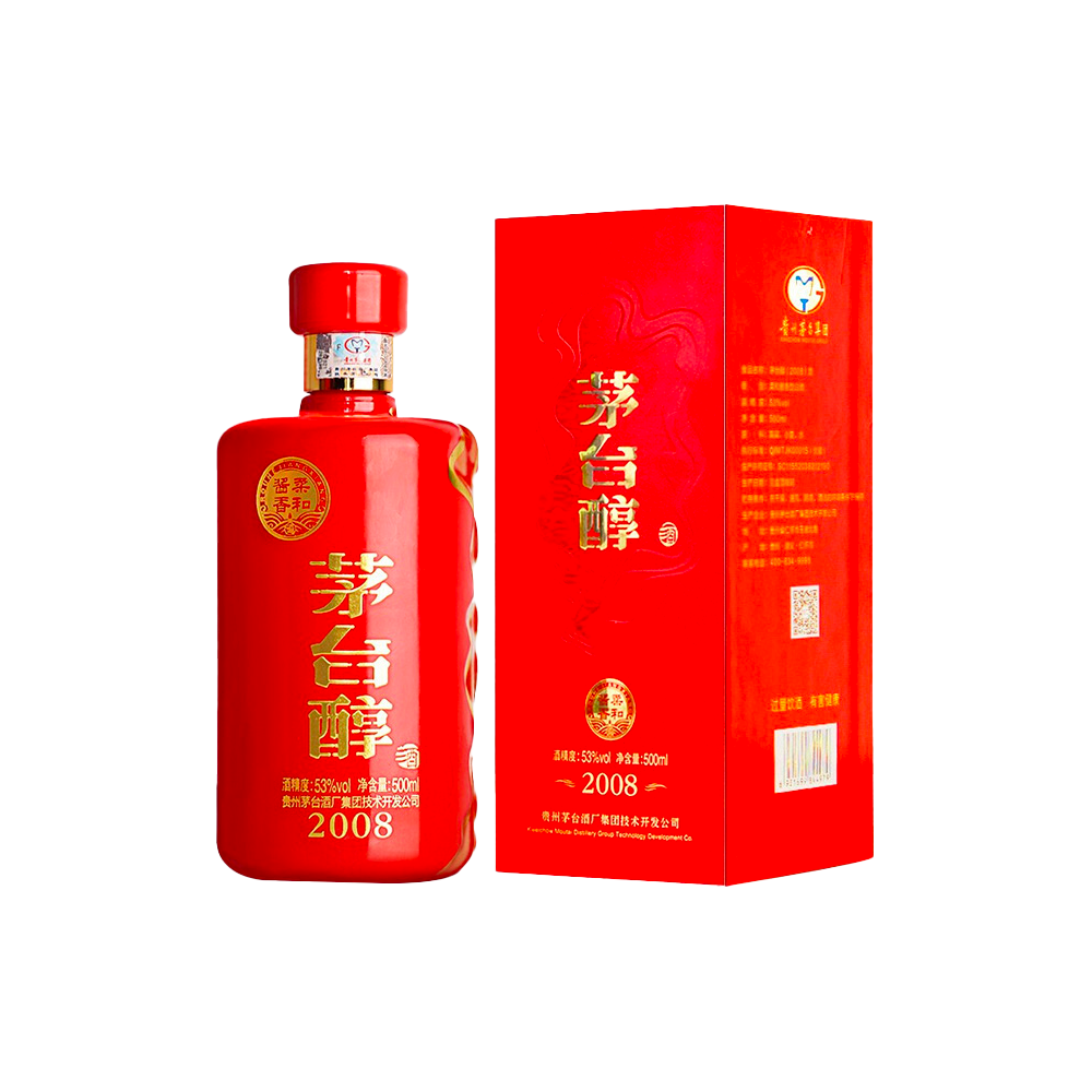 Bautura traditionala Kweichou Moutai Chun 2008, 53% alc., 0.5L, China