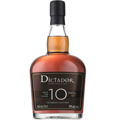 Rom Dictador 10 Years, 40% alc., 0.7L, Columbia