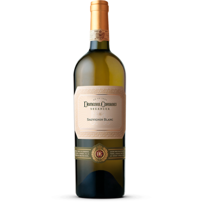 Sauvignon Blanc, Domeniul Coroanei Segarcea Prestige White Dry Wine, 0.75L, 12.5% alc., Romania