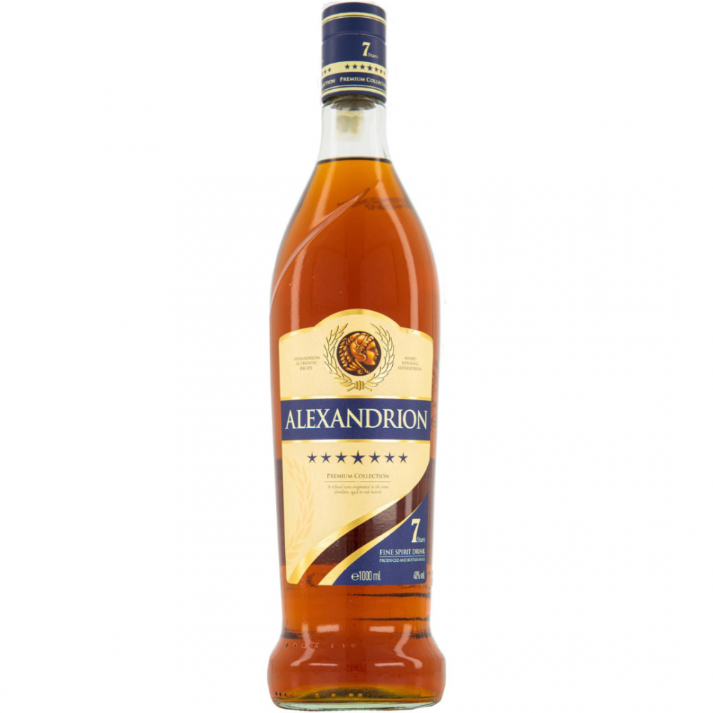 Brandy Alexandrion 7 Stele, 40% alc., 1L, Romania