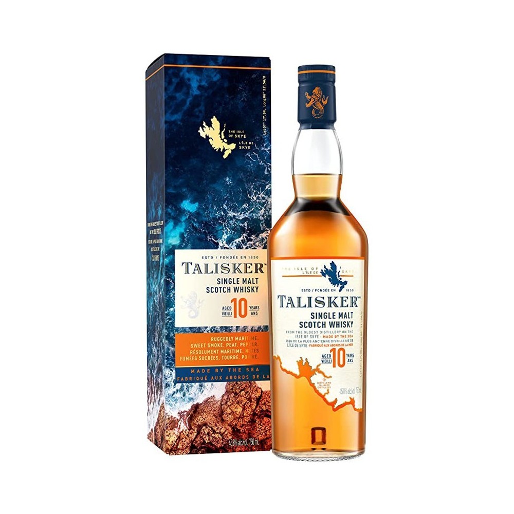 Whisky Talisker 10 Years, 0.7L, 45.8% alc., Scotia