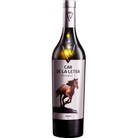 Vin alb sec Caii de la Letea Volumul I Aligote, 0.75L, 13% alc., Romania