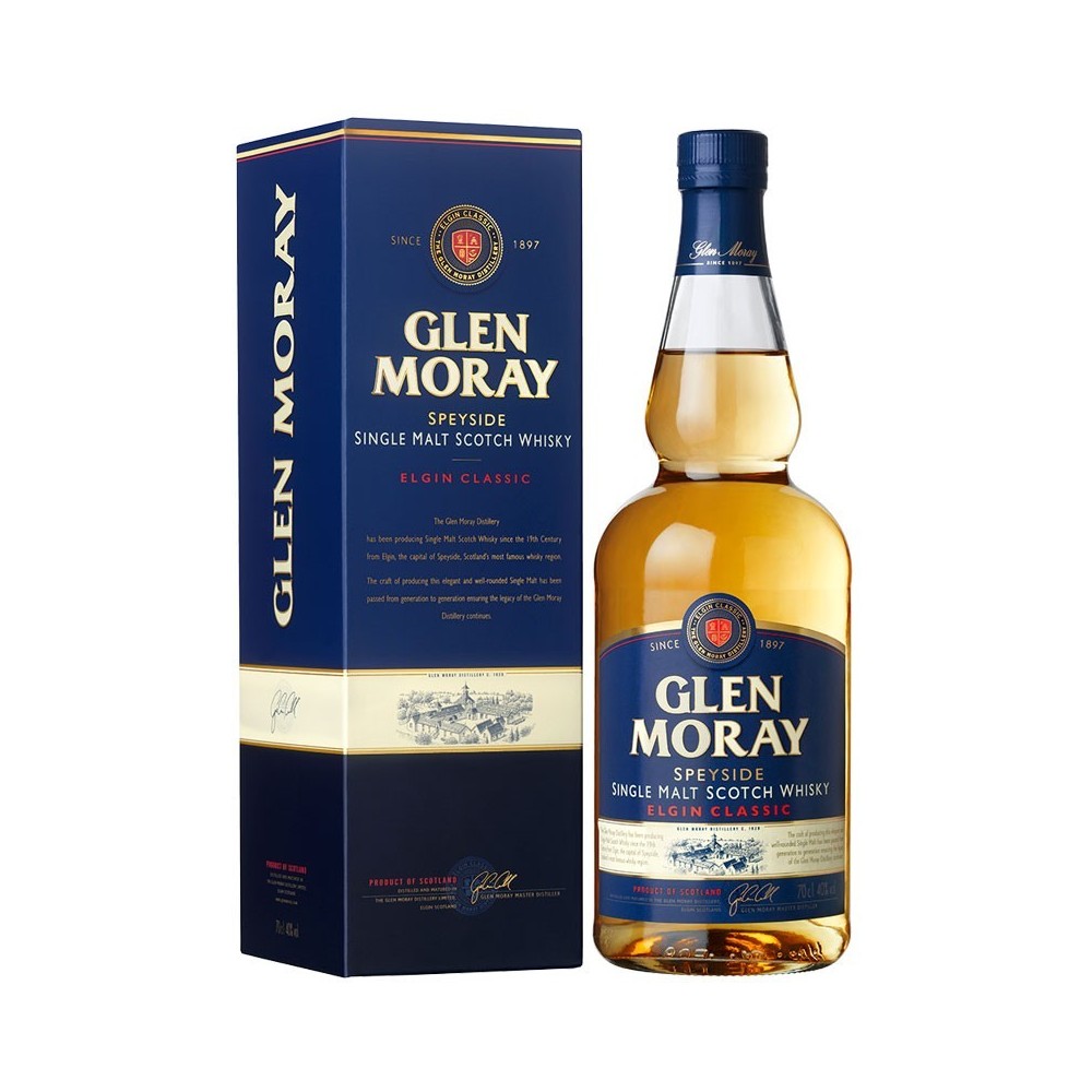 Whisky Glen Moray Classic, 0.7L, 40% alc., Scotia