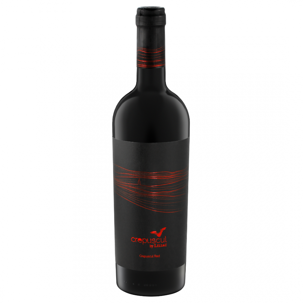 Vin rosu sec Liliac Crepuscul Red, 0.75L, 14% alc., Romania