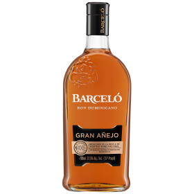 Rom negru Barcelo Gran Anejo, 37.5% alc., 0.7L, Republica Dominicana