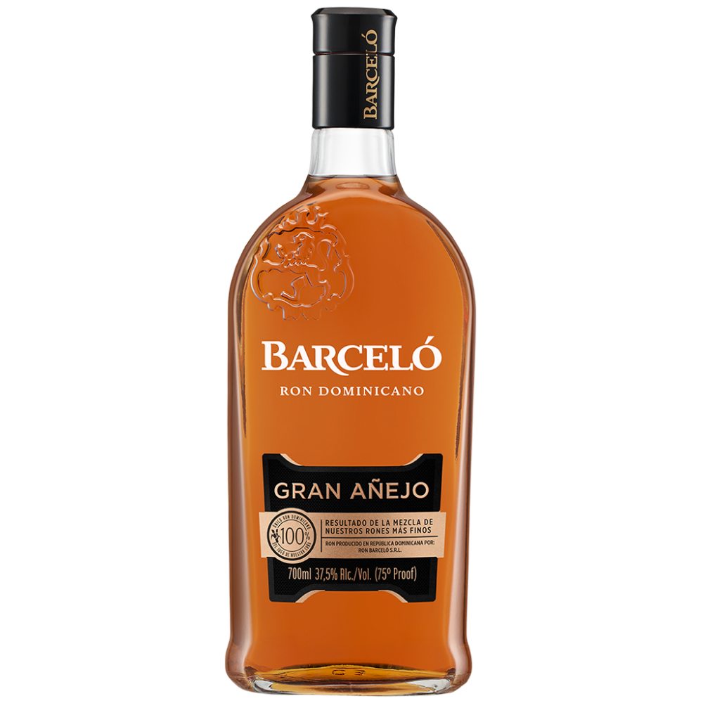 Rom negru Barcelo Gran Anejo, 37.5% alc., 0.7L, Republica Dominicana