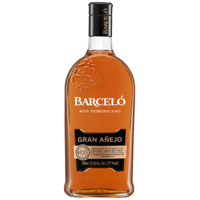 Rom negru Barcelo Gran Anejo, 37.5% alc., 0.7L, Republica Dominicana