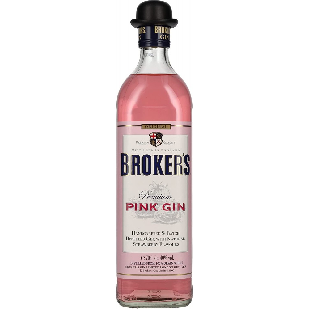 Gin Broker's Pink, 40% alc., 0.7L, Marea Britanie