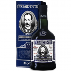 Rom Presidente Marti 23 Years, 40% alc., 0.7L, Republica Dominicana