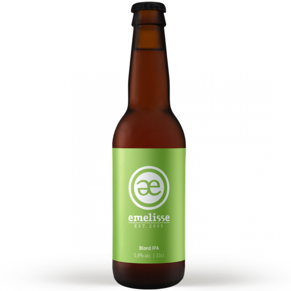 Bere blonda Emelisse Blond IPA, 5.8% alc., 0.33L, Olanda