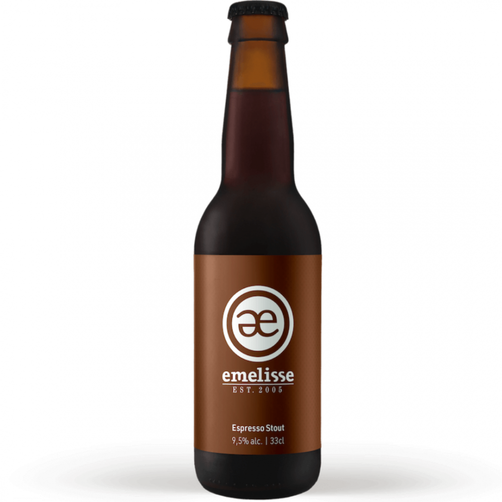 Bere neagra Emelisse Espresso Stout, 9.5% alc., 0.33L, Olanda