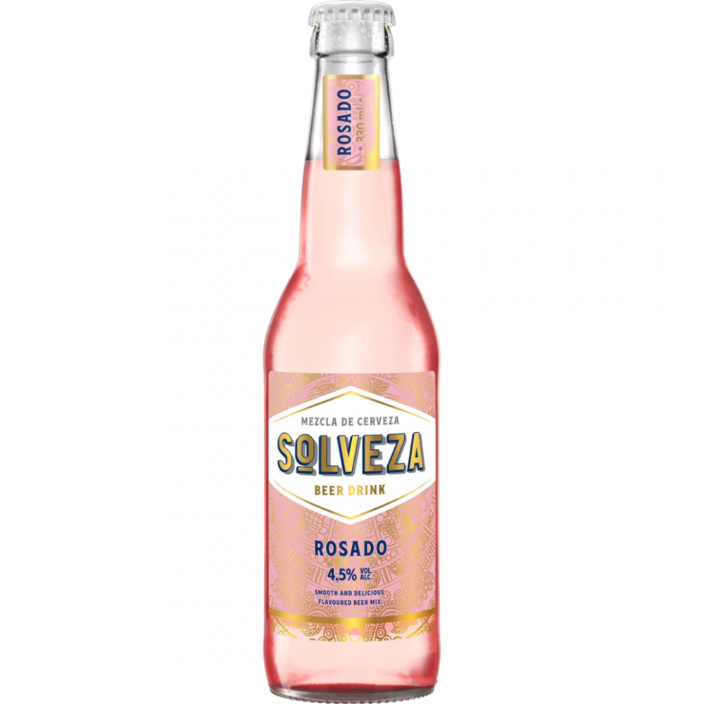 Bere rosie Solveza Rosado, 4.5% alc., 0.33L, Olanda