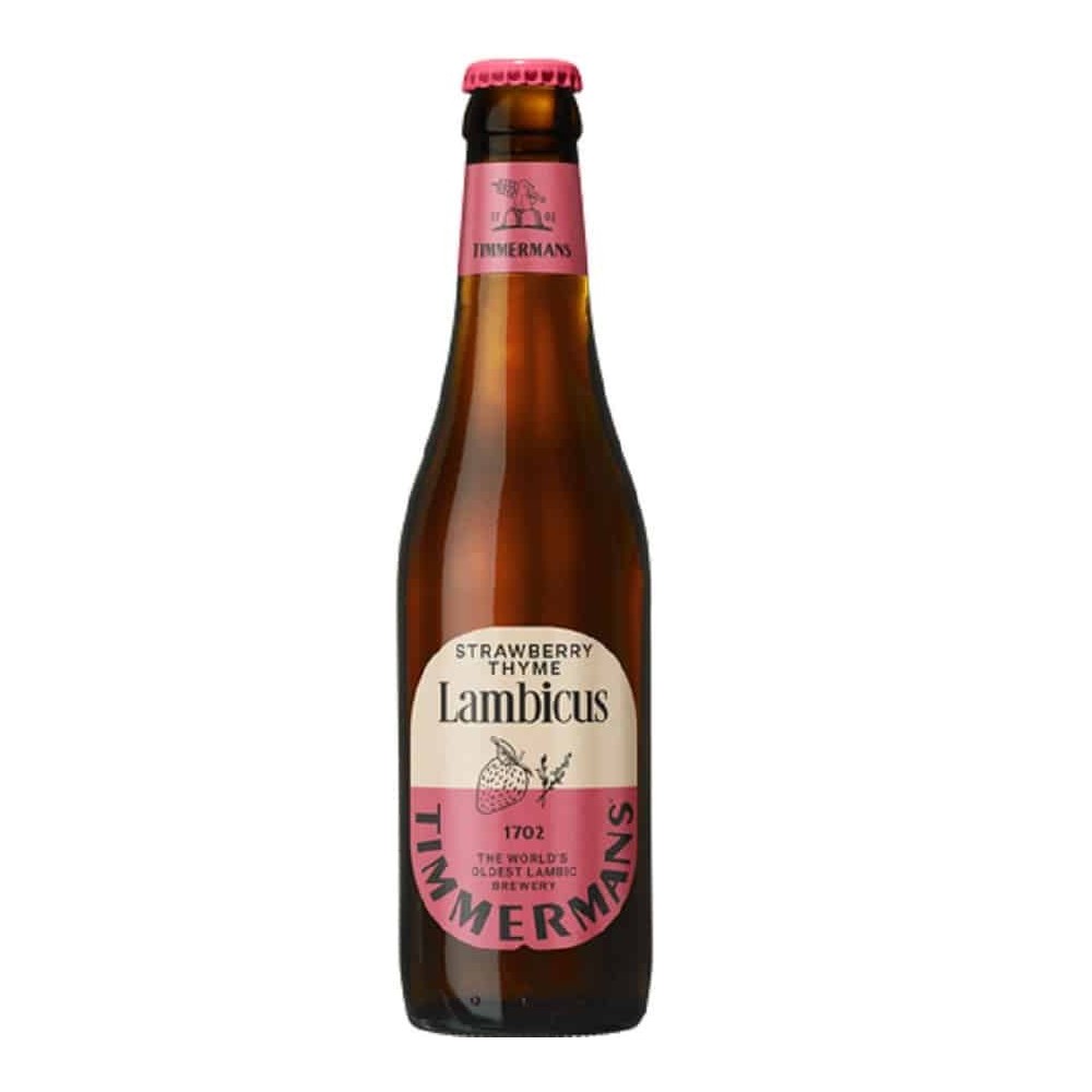 Bere lambic, Lindemans Framboise, 2.5% alc., 0.25L, Belgia