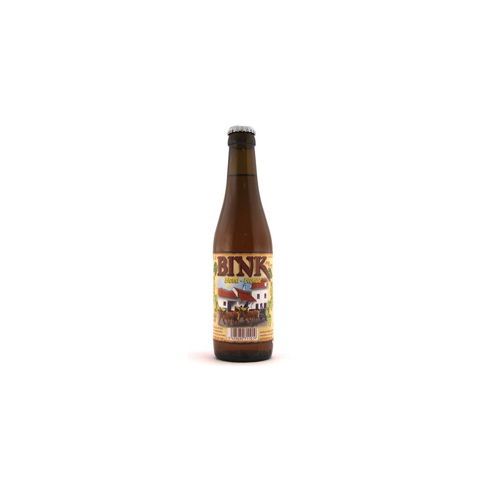 Bere blonda, nefiltrata Bink, 5.5% alc., 0.33L, Belgia