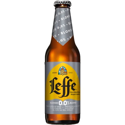 Leffe Blonde Alcohol Free, 0% alc., 0.33L, Belgium