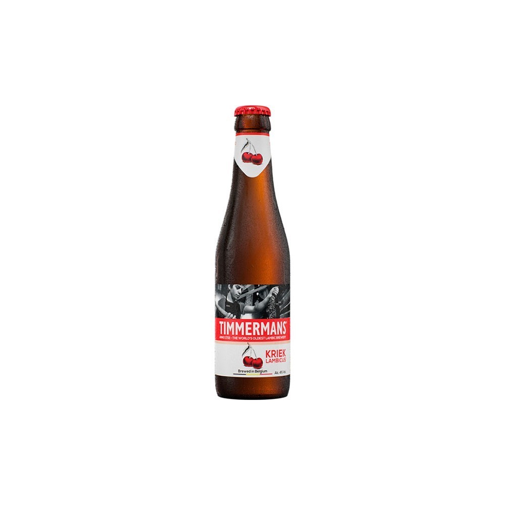 Bere rosie Timmermans Kriek, 4% alc., 0.25L, Belgia