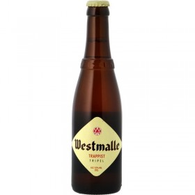 Bere neagra, filtrata Westmalle Tripel, 9.5% alc., 0.33L, Belgia