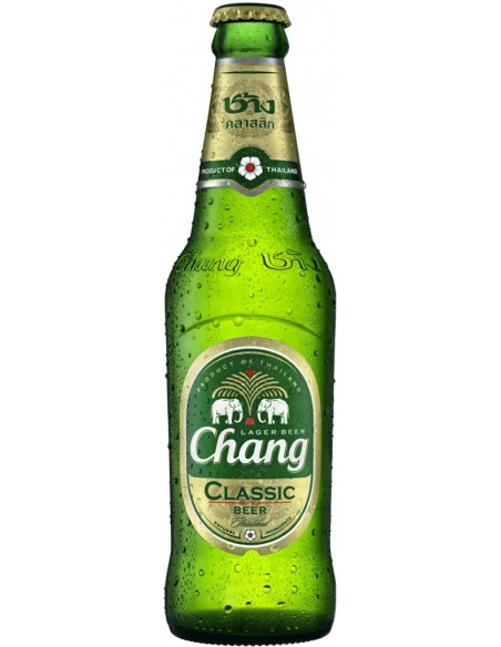 Bere blonda Chang Classic, 5% alc., 0.32L, Thailanda