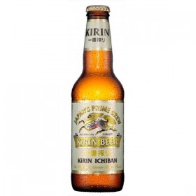 Bere blonda, filtrata Kirin Ichiban, 5% alc., 0.33L, Japonia