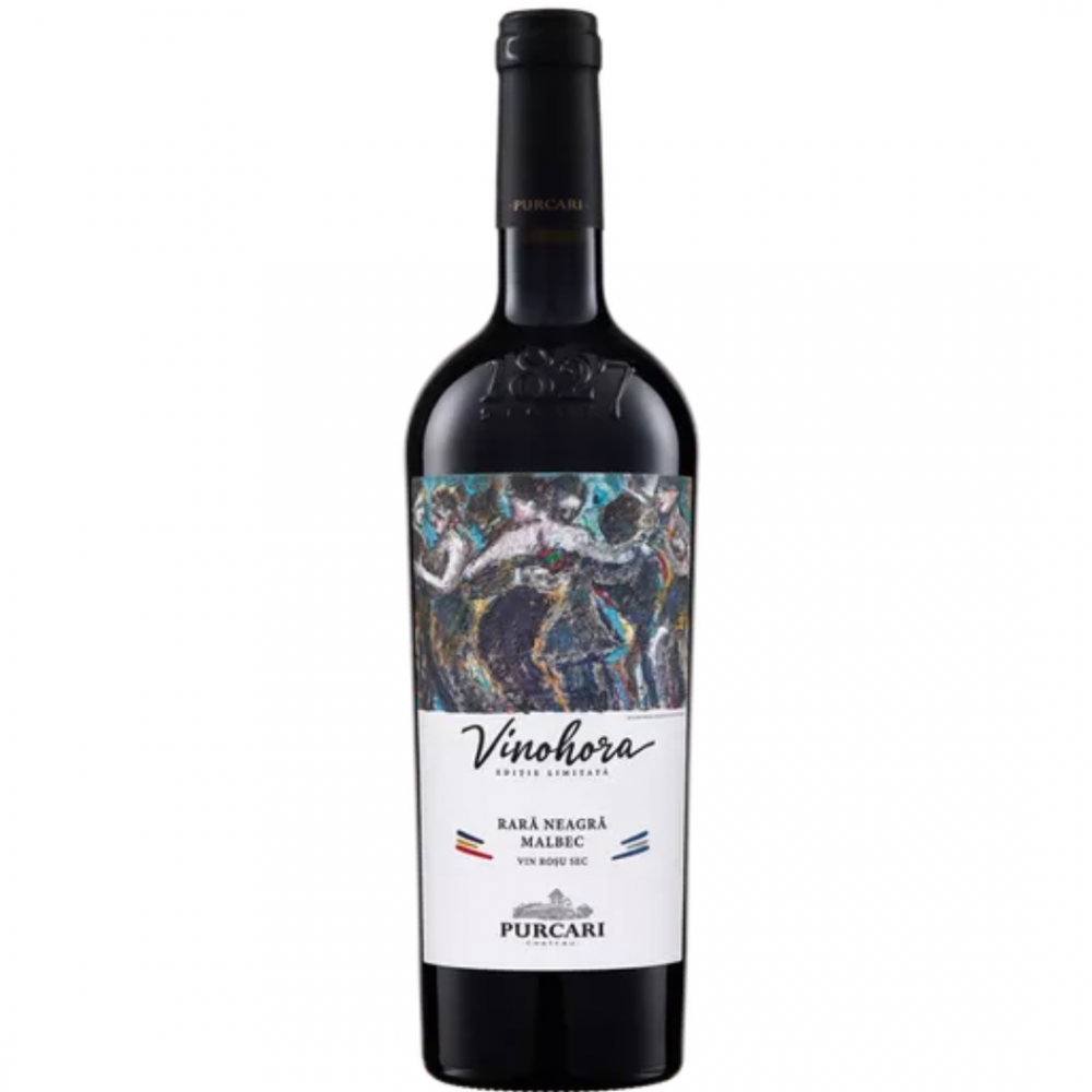 Vin rosu sec Purcari Vinohora Rara Neagra & Malbec, 0.75L, 13.5% alc., Republica Moldova