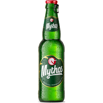 Bere blonda Mythos, 5% alc., 0.33L, Grecia