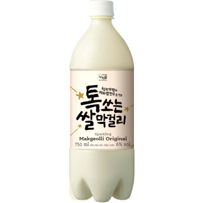 Woorisool Sparkling Rice Makgeolli, 6% alc., 0.75L, Japonia