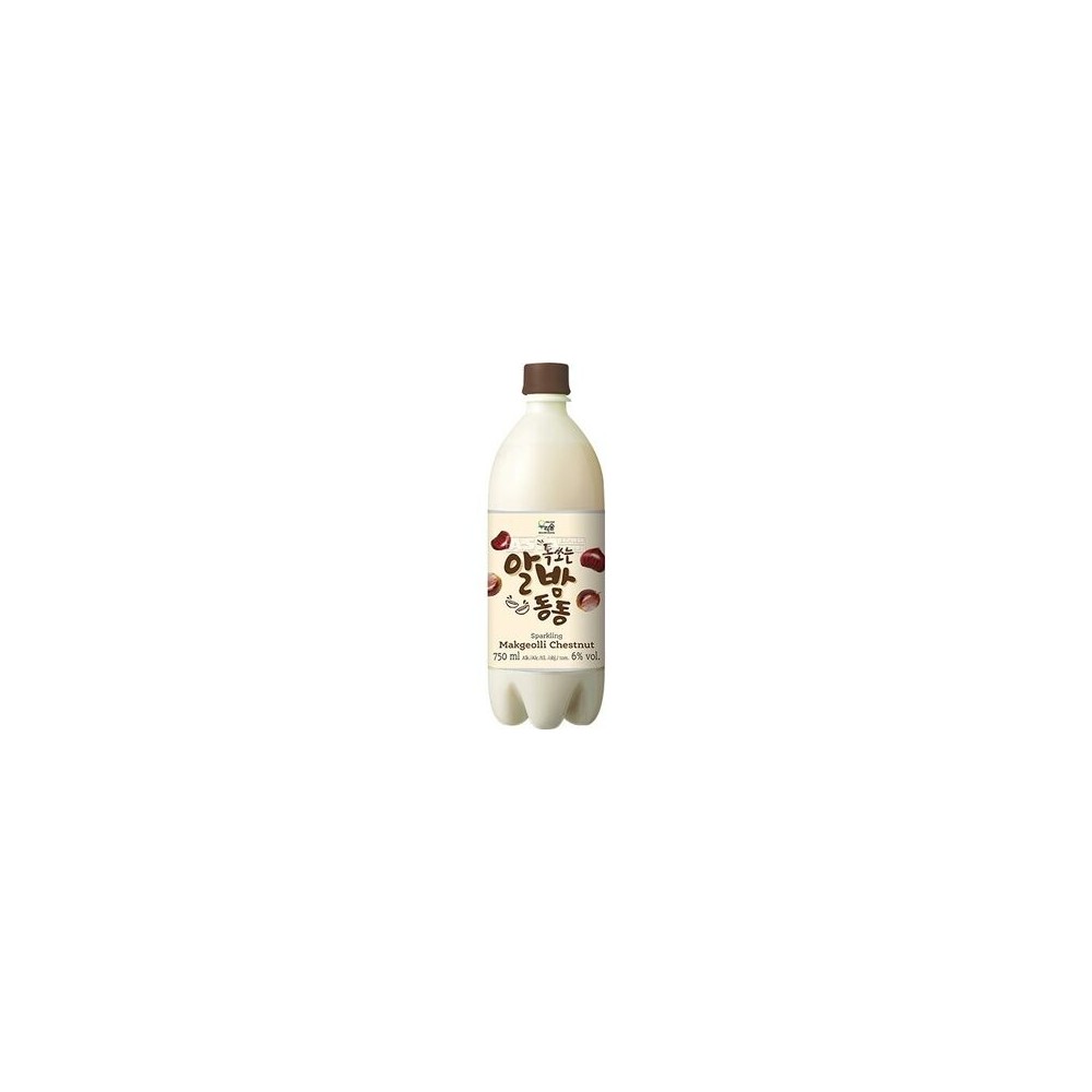 Woorisool Sparkling Chestnuts Makgeolli, 6% alc., 0.75L, Coreea de Sud