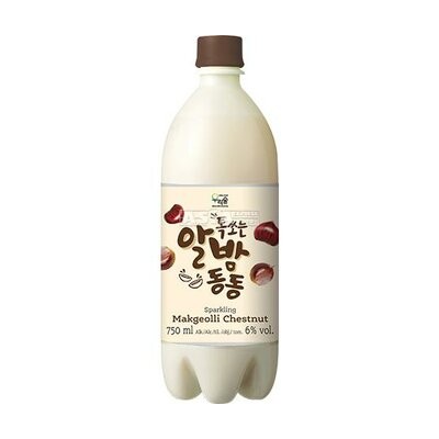 Woorisool Sparkling Chestnuts Makgeolli, 6% alc., 0.75L, Coreea de Sud