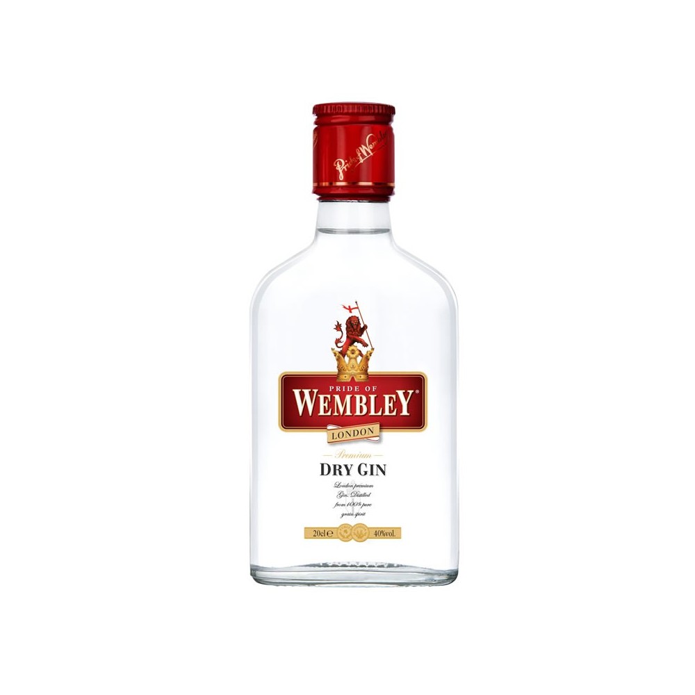 Gin Wembley Dry, 40% alc., 0.2L, Romania