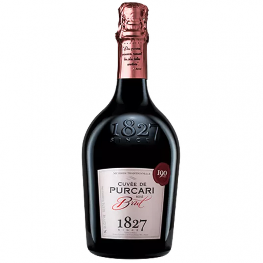 Vin spumant roze brut Cuvee de Purcari, 0.75L, 12.5% alc., Republica Moldova