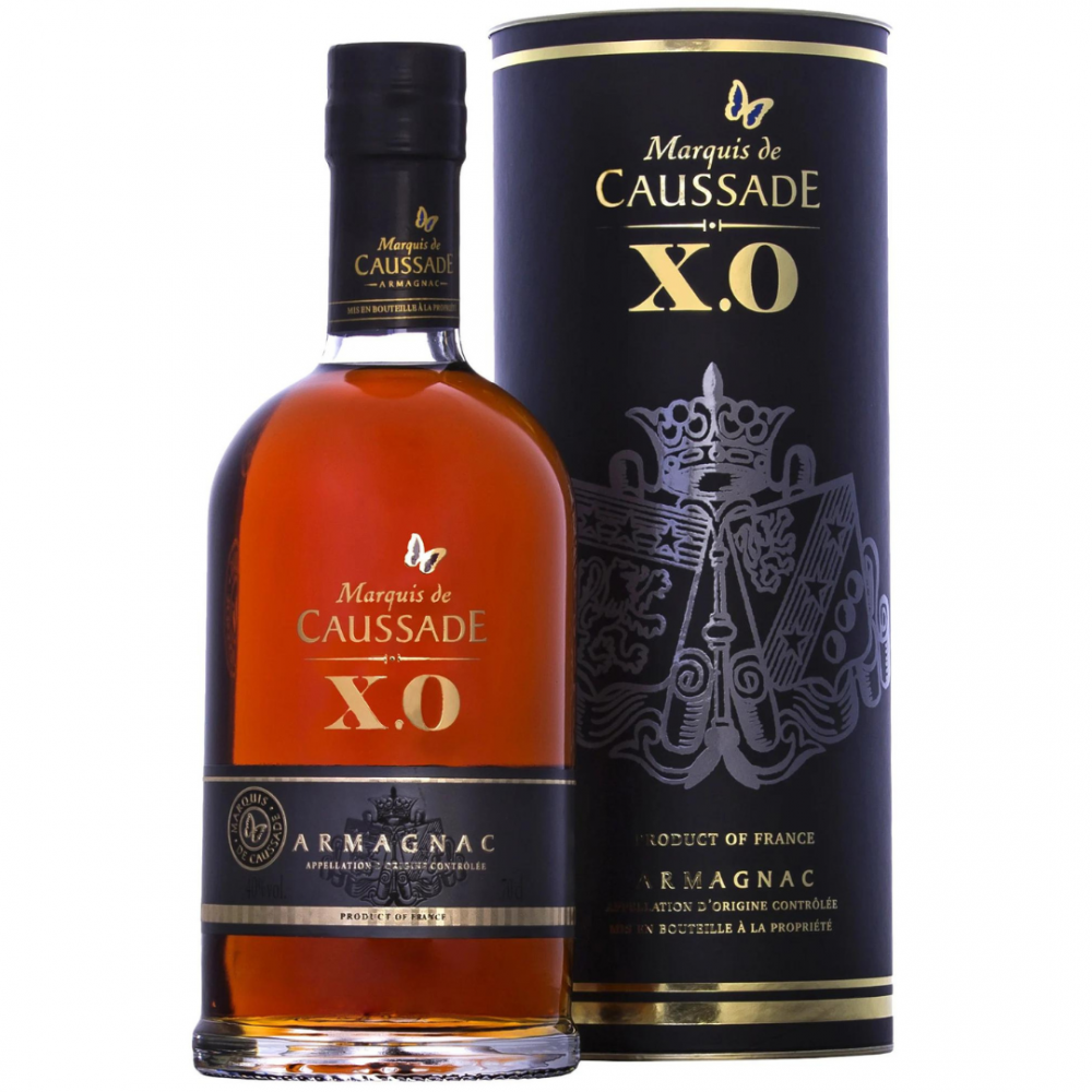 Armagnac Marquis de Caussade XO, 40% alc., 0.7L, Franta