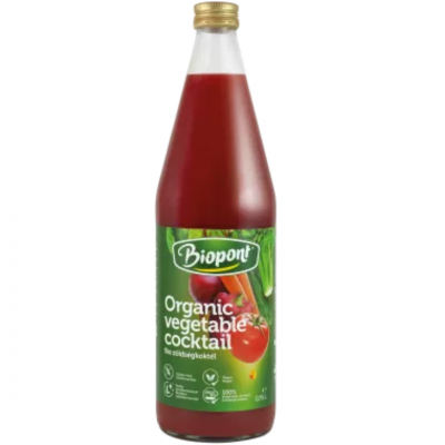 Suc bio cocktail de legume Biopont, 0.75L